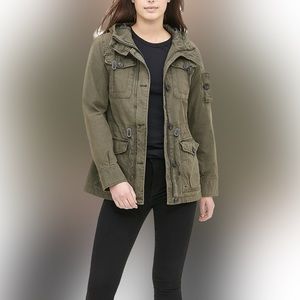 Levi's Women's Cotton Four Pocket Hooded Field Jacket